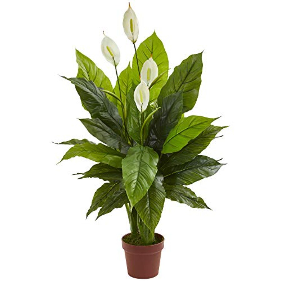 Peace Lily White - 42in Artificial Peace Lily Plant with