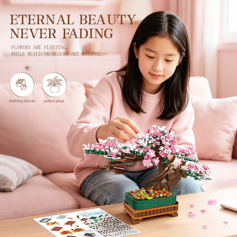 Plant Parent Pot - WOMA 3-in-1 Cherry Blossom Bonsai Building