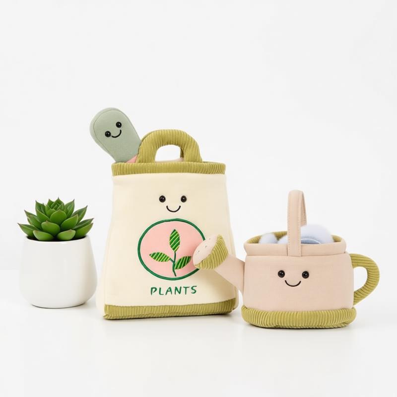 Plant Parent Gifts - Cut Gardening Plush Toy Plant Bag