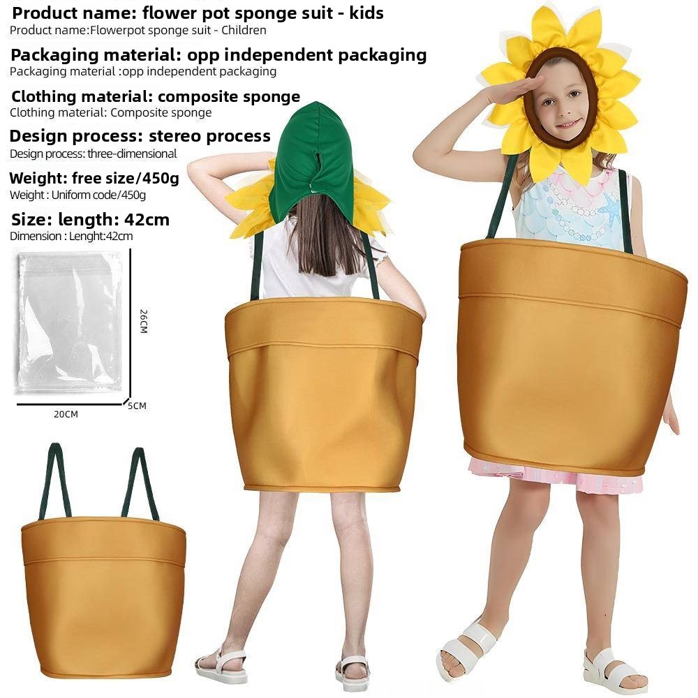 Plant Parent Pot - loween Par Campus Parent-Child Activi Cosplay