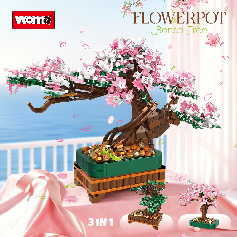 Plant Parent Pot - WOMA 3-in-1 Cherry Blossom Bonsai Building