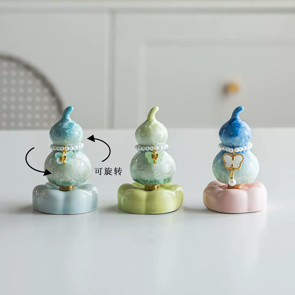 Adorable Rotating Lucky Gourd  - مراجعة Plant Parent Gifts وسعره