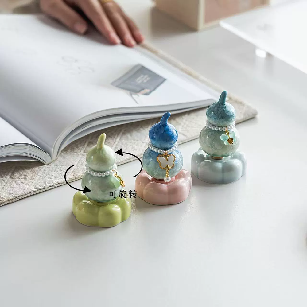Adorable Rotating Lucky Gourd  - مراجعة Plant Parent Gifts وسعره
