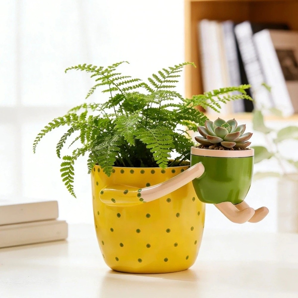 Resin Parent-child Flowerpot w - مراجعة Plant Parent Pot وسعره