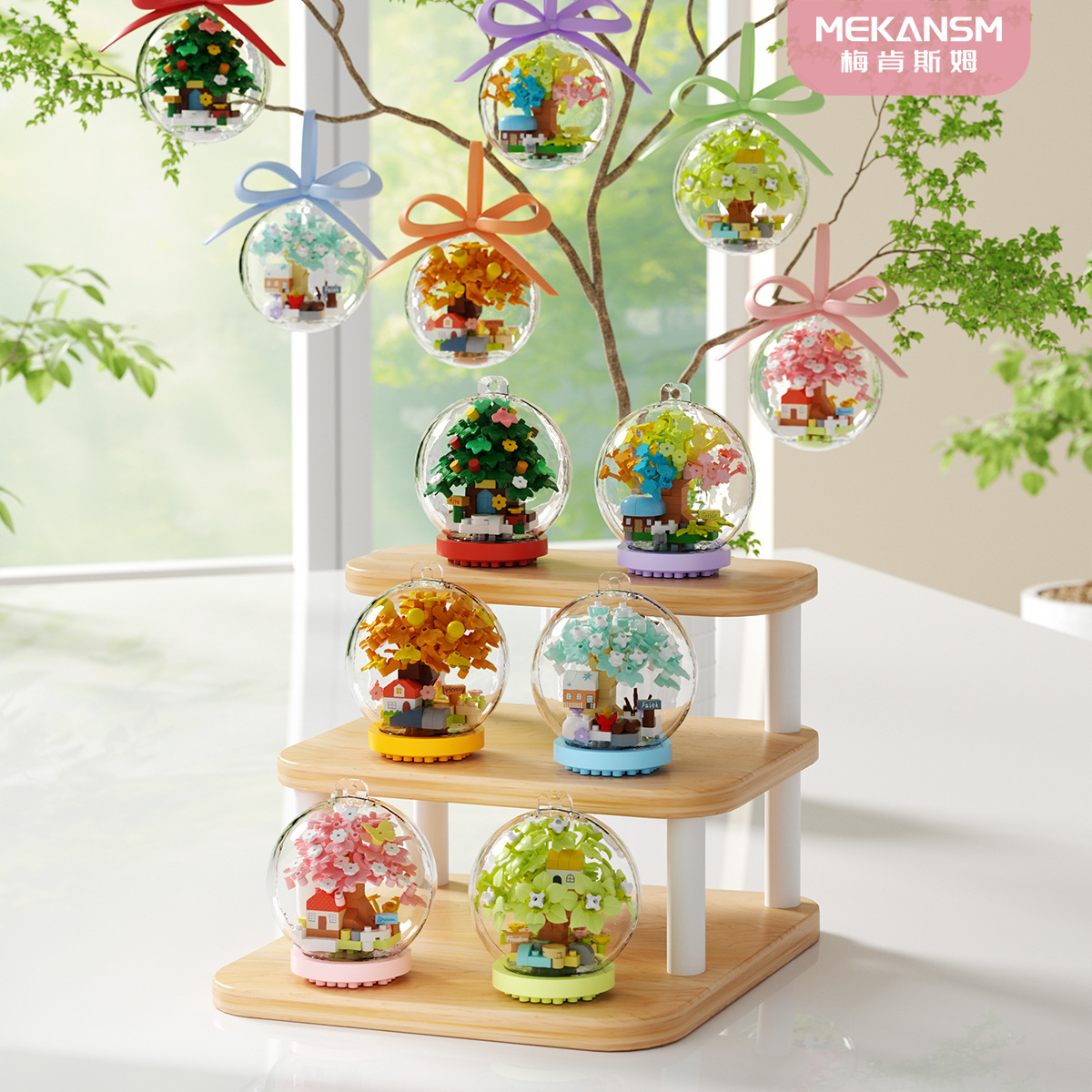 Mekansm Mini Tree House Buildi - مراجعة Plant Parent Gifts وسعره