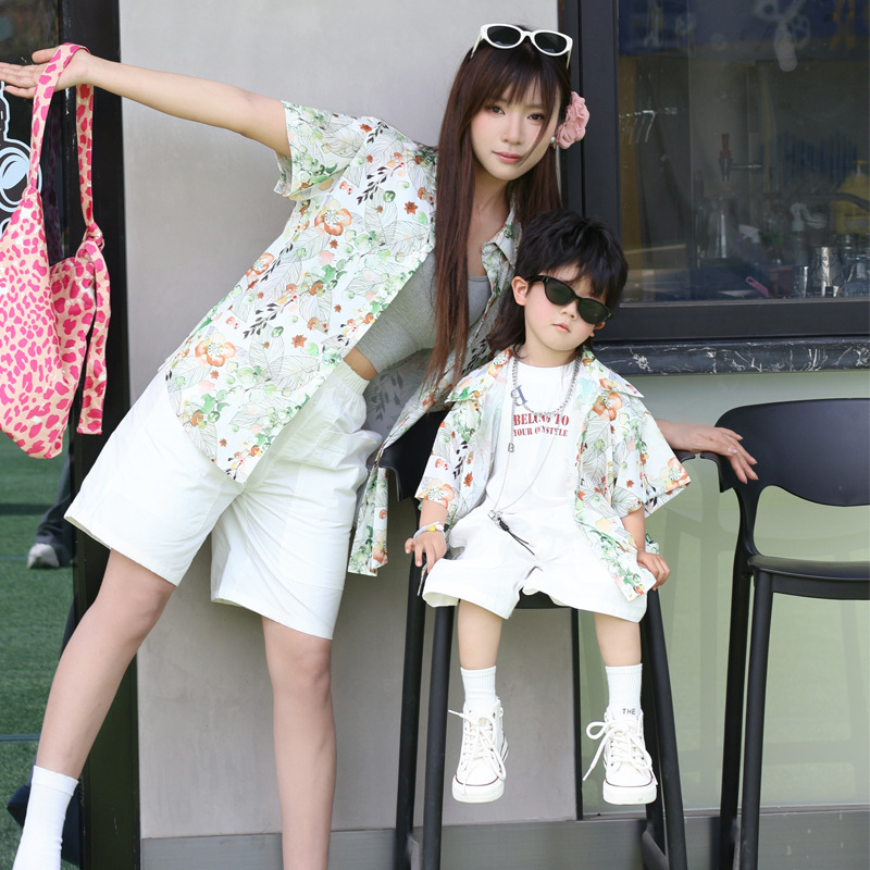 Holiday Look Parent-child Flor - مراجعة Plant Parent Shirt وسعره