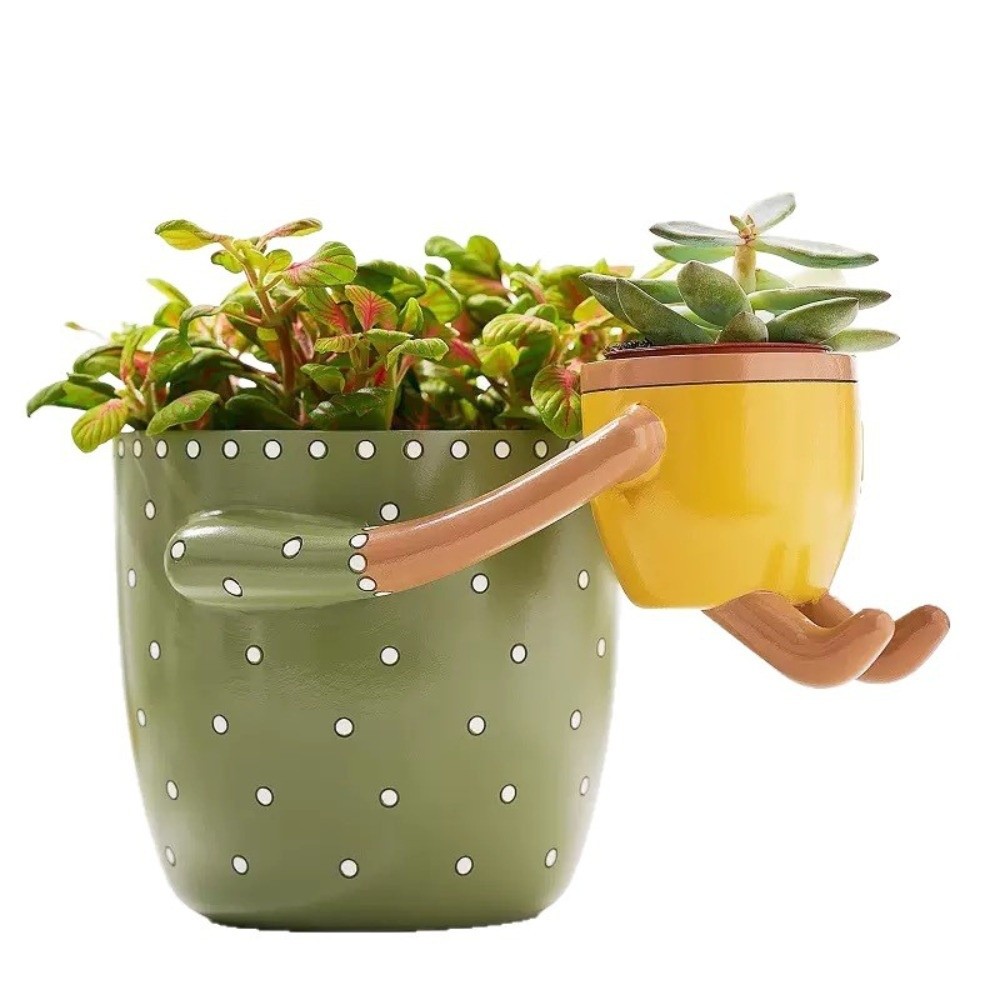 Resin Parent-child Flowerpot w - مراجعة Plant Parent Pot وسعره