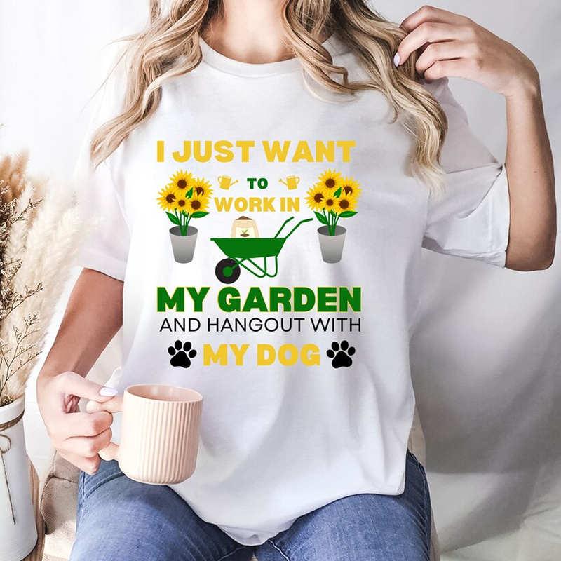 Modern Letter Prints T-Shirt S - مراجعة Plant Parent Gifts وسعره