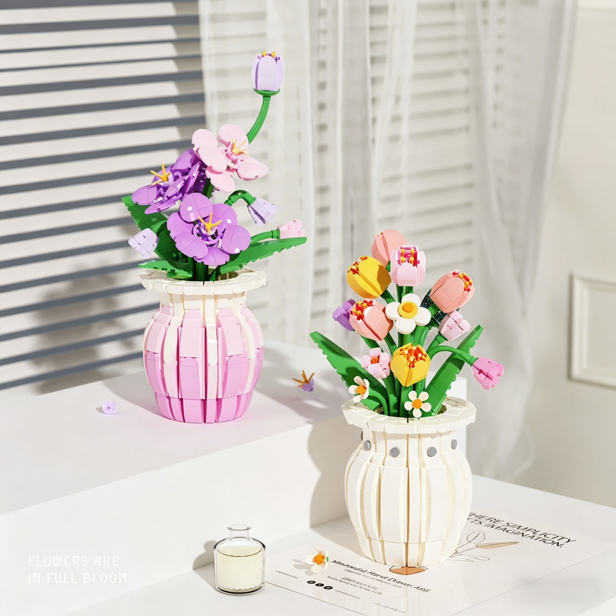 Idea Bouquet Mini Building Blo - مراجعة Plant Parent Pot وسعره