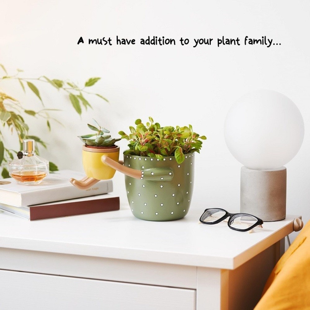 Resin Parent-child Flowerpot F - مراجعة Plant Parent Pot وسعره