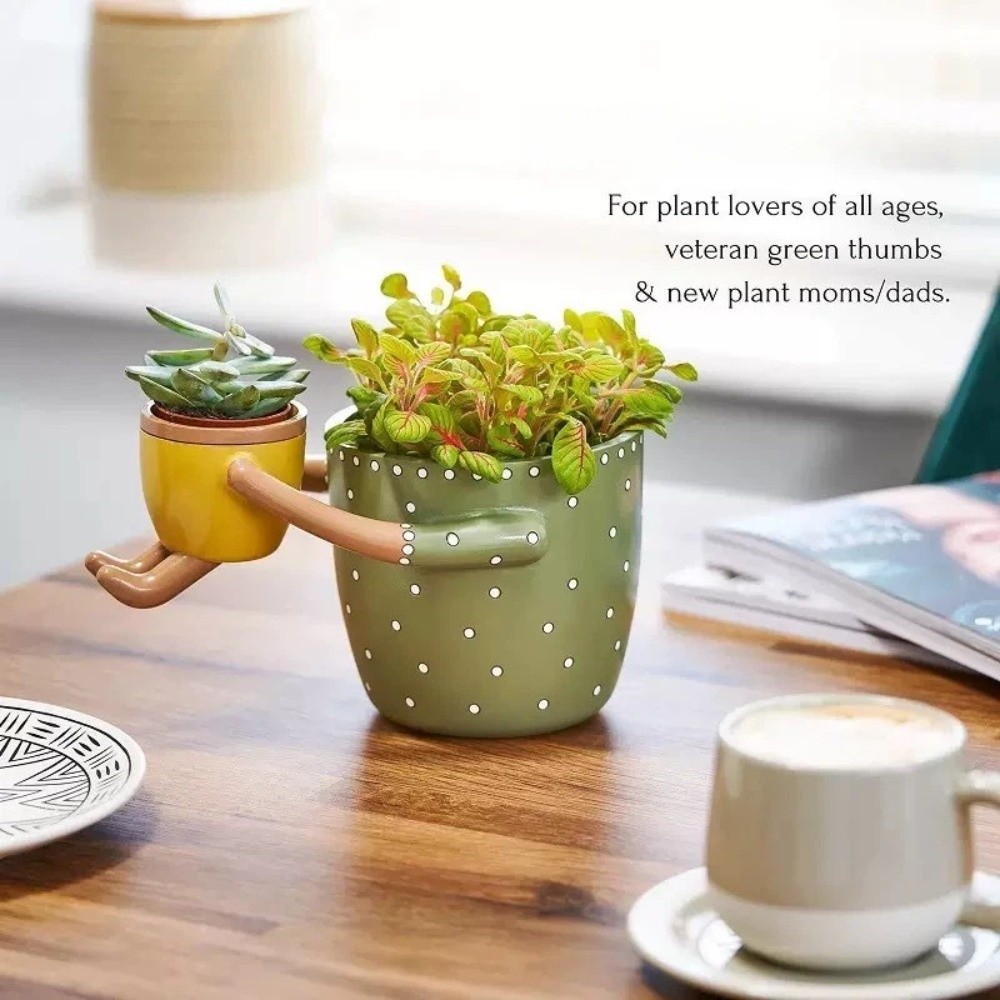 Resin Parent-child Flowerpot F - مراجعة Plant Parent Pot وسعره