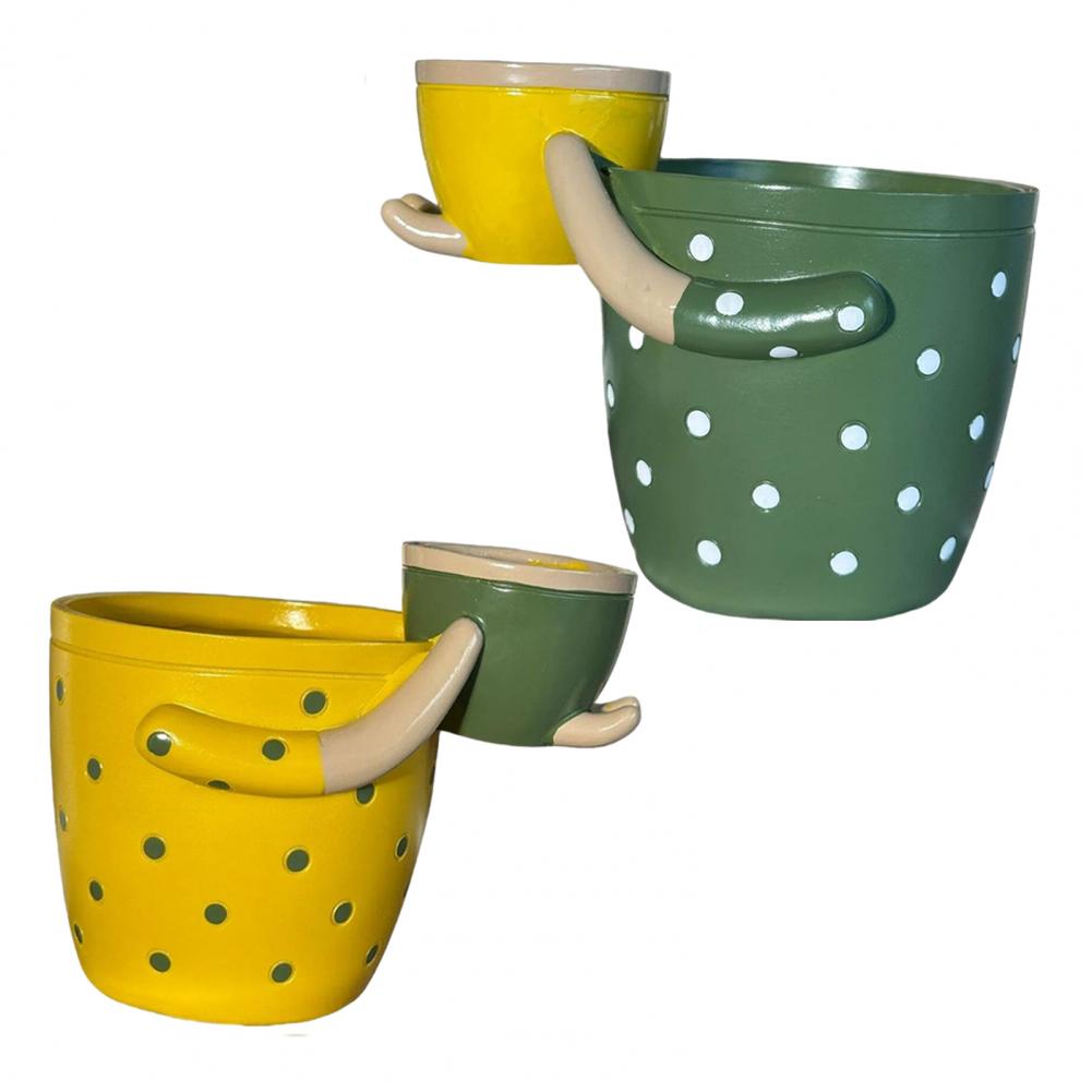 Resin Parent-child Flowerpot W - مراجعة Plant Parent Pot وسعره