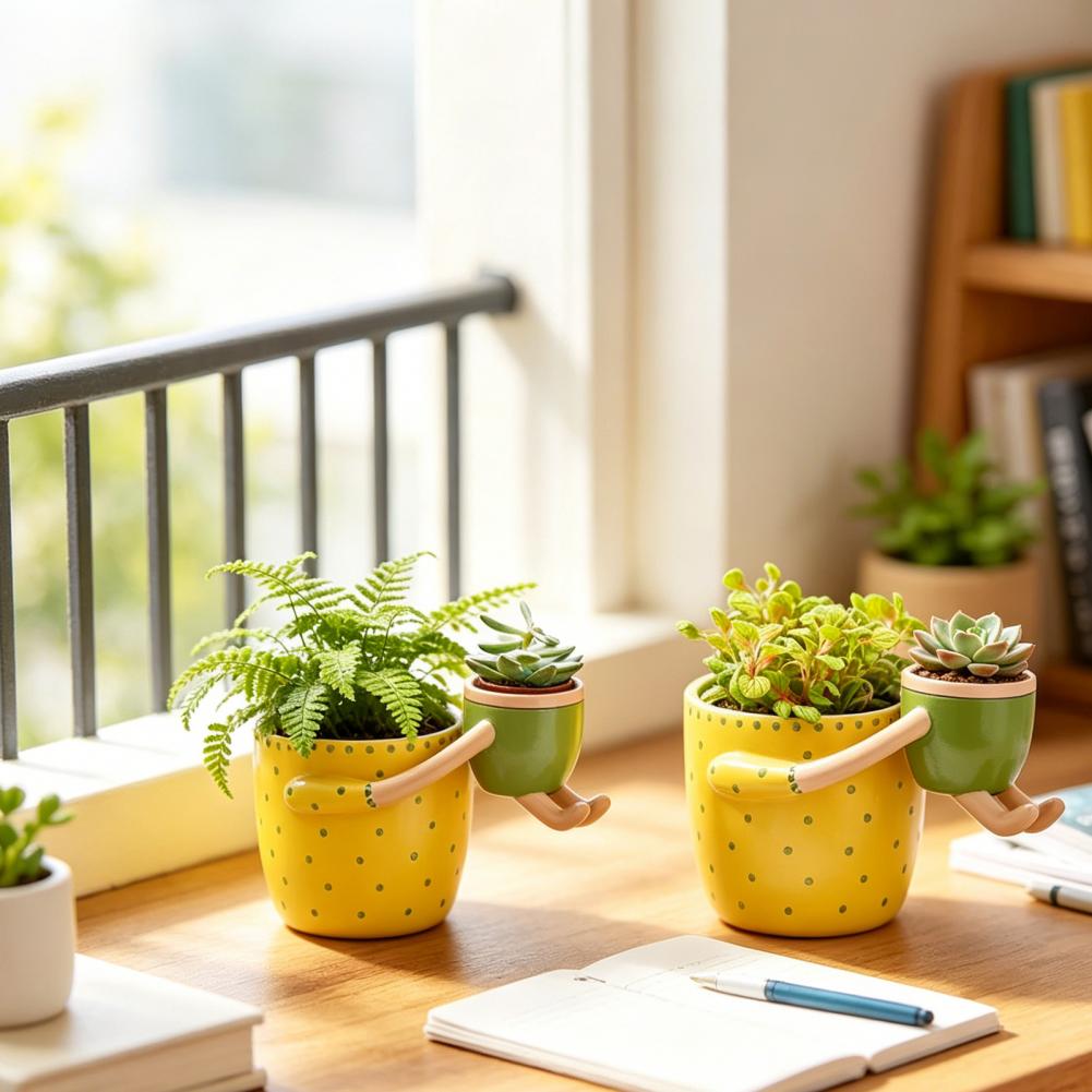 Resin Parent-child Flowerpot W - مراجعة Plant Parent Pot وسعره