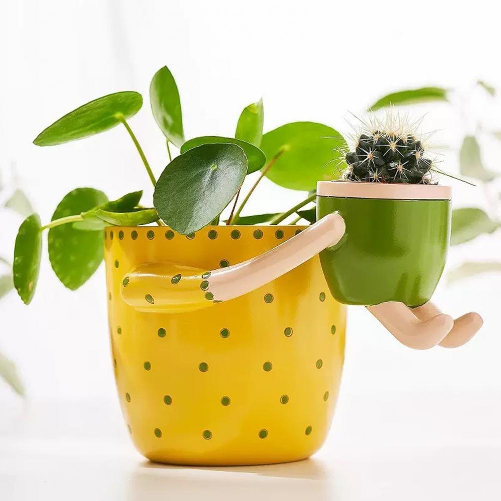 Resin Parent-child Flowerpot W - مراجعة Plant Parent Pot وسعره