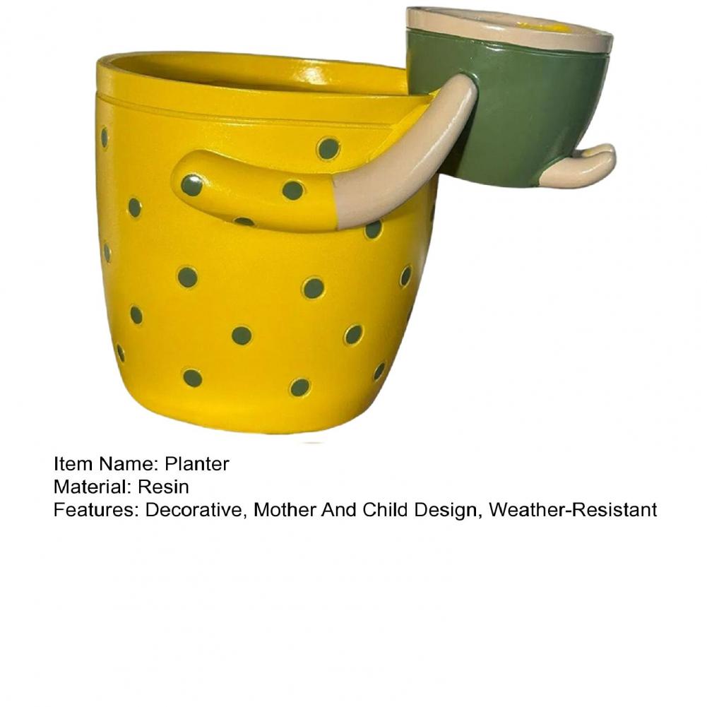 Resin Parent-child Flowerpot W - مراجعة Plant Parent Pot وسعره