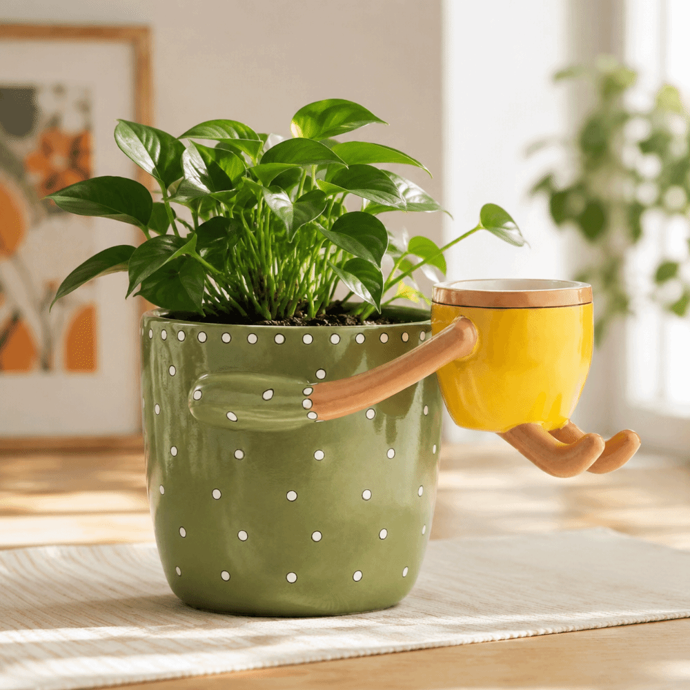 Resin Parent-child Flowerpot F - مراجعة Plant Parent Pot وسعره